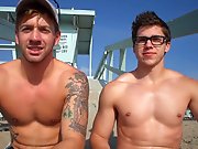 2 mecs rencontrés sur la plage acceptent de…
